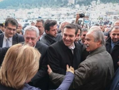 Στην Κάλυμνο ο Α. Τσίπρας με τον Φ. Κουβέλη εγκαινίασαν την Ακαδημία Εμπορικού Ναυτικού (φωτο)